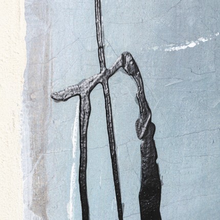 Peinture Frame Dust bleue 75x55cm Kare Design