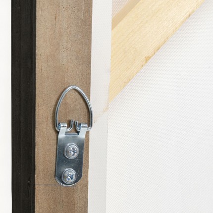 Peinture Frame Dust bleue 75x55cm Kare Design