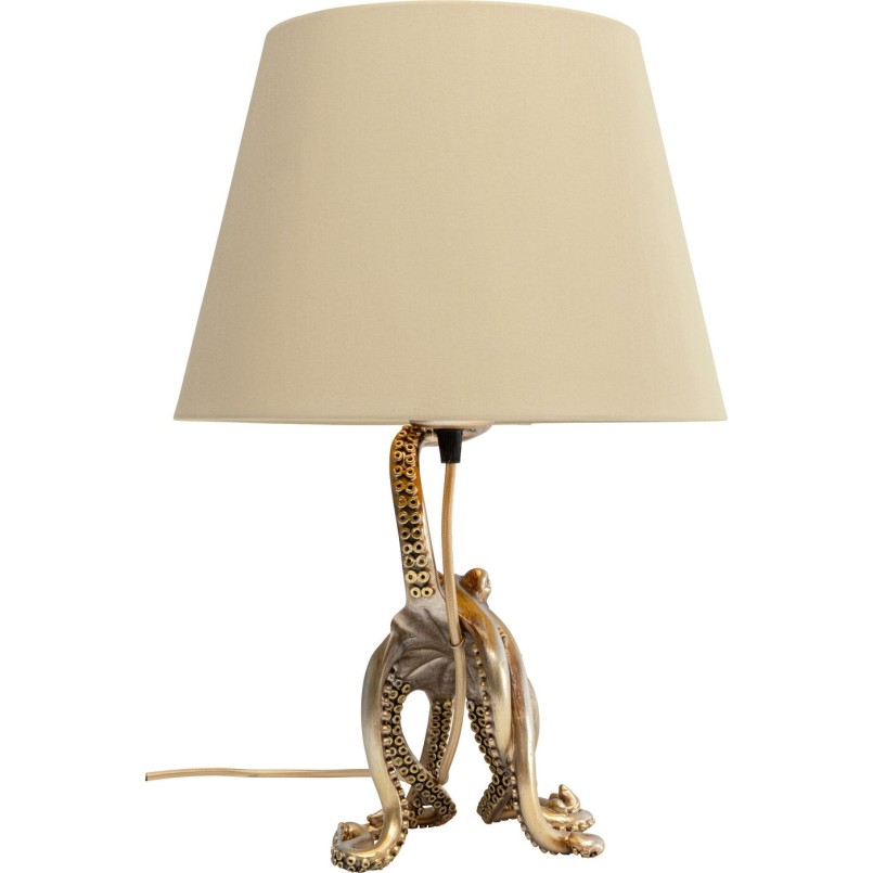 Lampe à poser Octopus doré 44cm