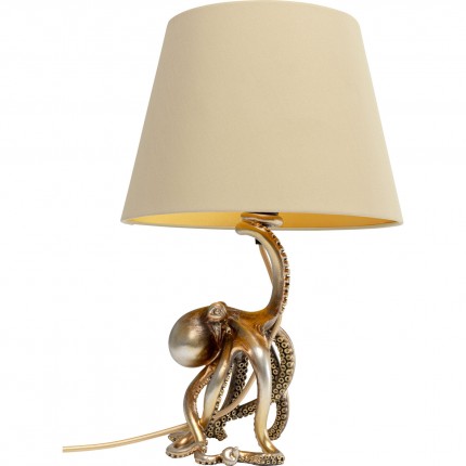 Table Lamp octopus gold 44cm Kare Design