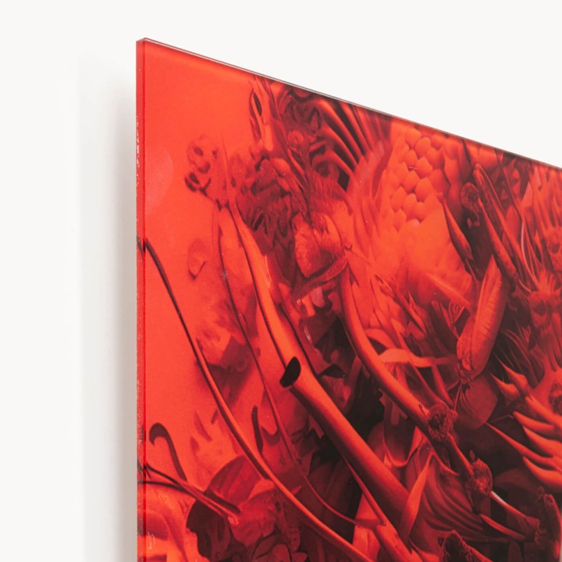 Tableau en verre muse rouge - Kare Design