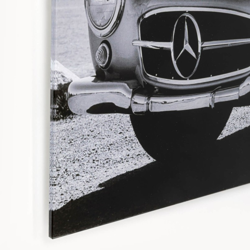 Tableau en verre voiture de profil - Kare Design