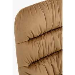 Chaise en velours marron - South Side - Kare Design