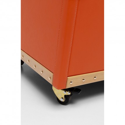 Table basse bar Monaco orange Kare Design