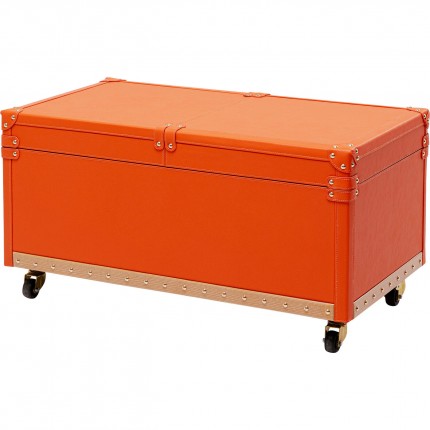 Table basse bar Monaco orange Kare Design