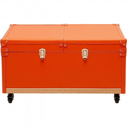 Table basse bar Monaco orange Kare Design