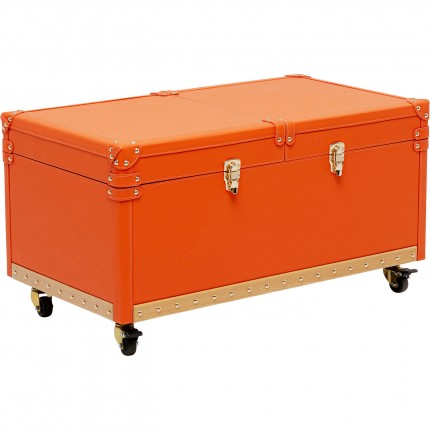 Table basse bar Monaco orange Kare Design