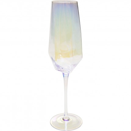Champagne Glass Diamond (4/set) Kare Design
