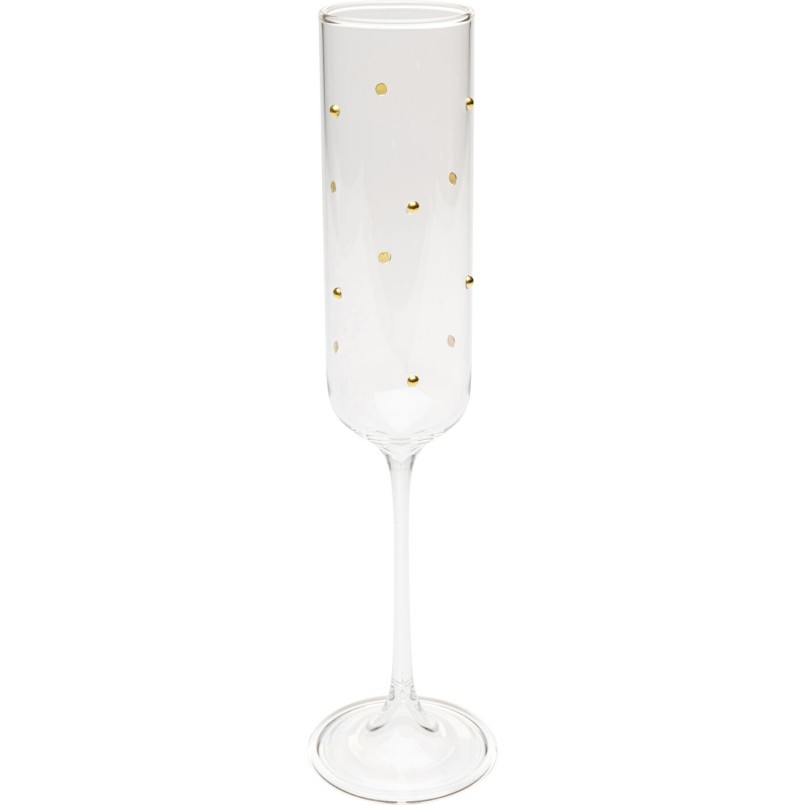 Verre à champagne  Glam Dots 25cm