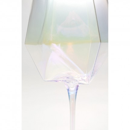White Wine Glass Diamond (4/set) Kare Design