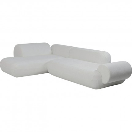 Corner sofa Soft white left Kare Design