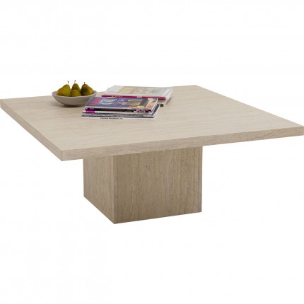 Coffee Table Travertino 100x100cm Kare Design