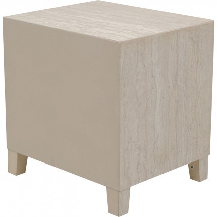 Nightstand Travertino 2 drawers Kare Design