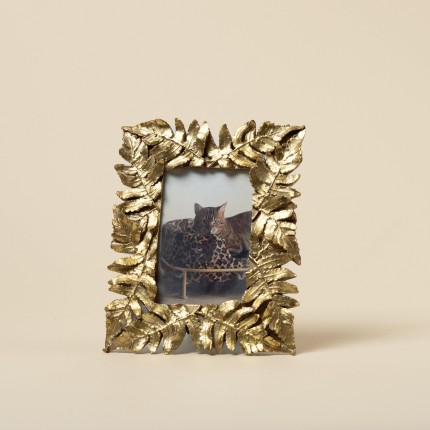 Cadre photo feuilles dorées Kare Design