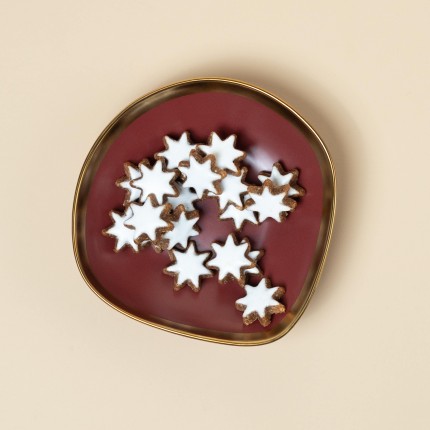 Assiettes creuses Vibrations 19cm rouges set de 4 Kare Design