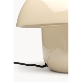 Lampe à poser Mushroom Shiny écru 27cm