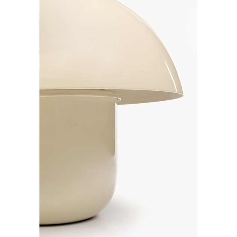 Lampe à poser Mushroom Shiny écru 27cm