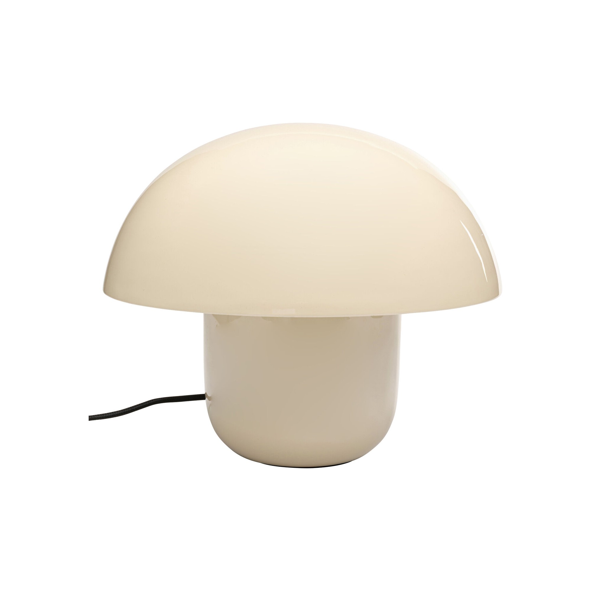 Lampe à poser Mushroom Shiny écru 27cm