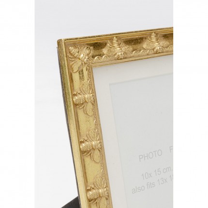 Picture Frame bees 16x20cm gold Kare Design