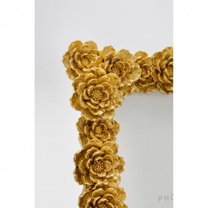 Picture Frame peonies 18x23cm gold Kare Design