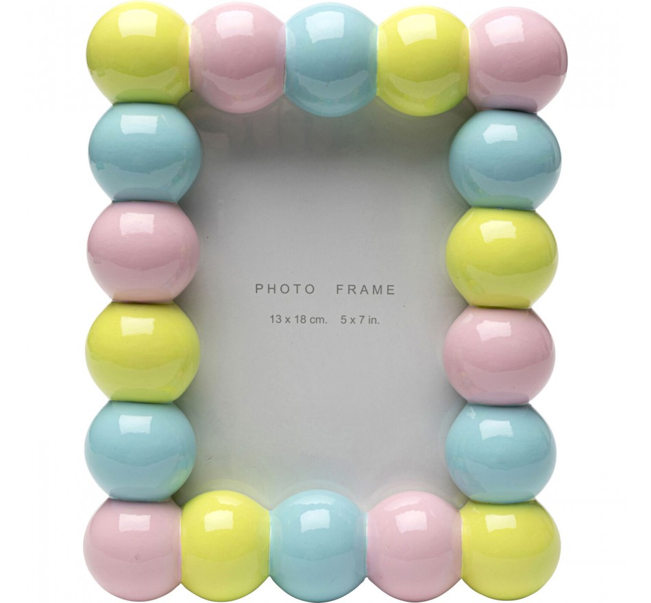 Cadre photo Bubble 19x23cm pastel Kare Design