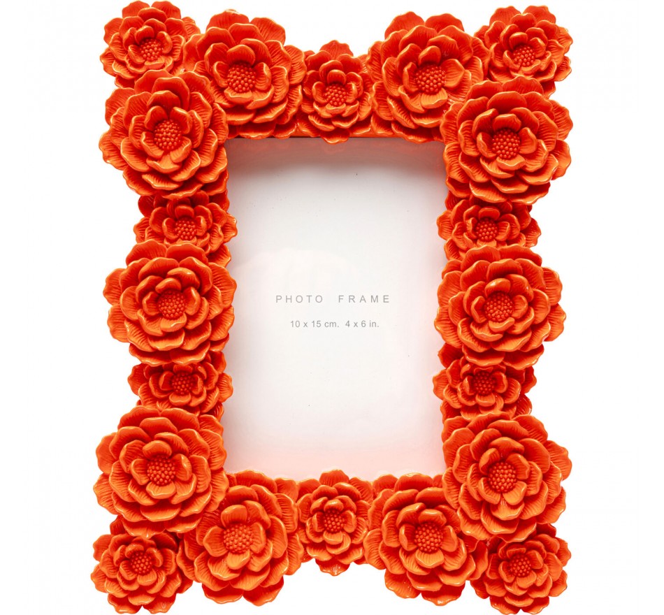 Picture Frame Flowerdream 19x25cm orange Kare Design