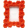 Cadre photo Flowerdream orange 10x15cm