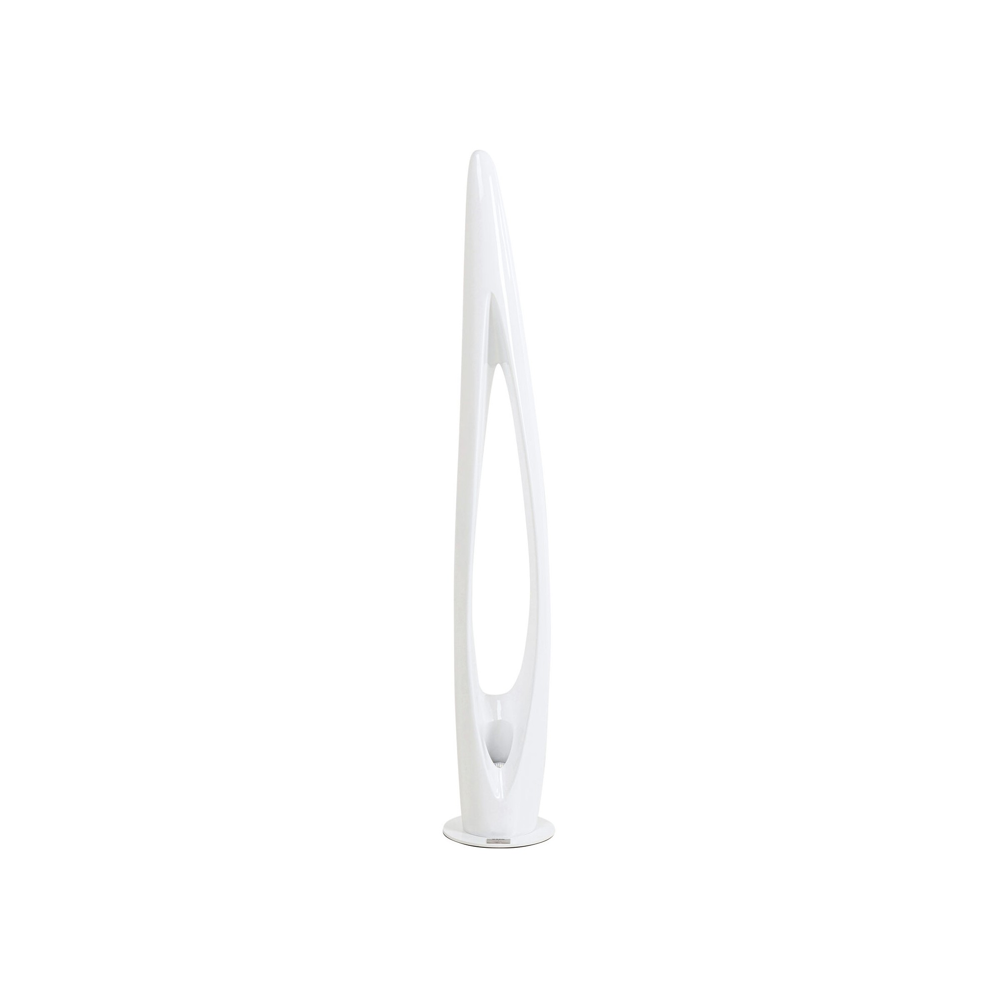 Lampadaire Flow Flame blanc 132cm