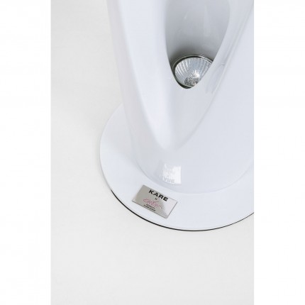 Lampadaire Flow Flame 132cm blanc Kare Design