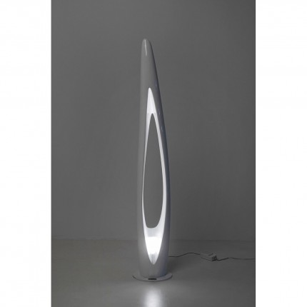 Lampadaire Flow Flame 132cm blanc Kare Design