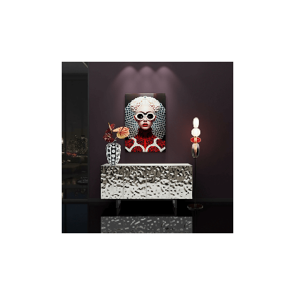 Sideboard Caldera chrome Kare Design