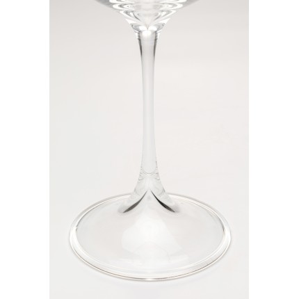 Wine Glass Glam Dots silver (4/set) Kare Design