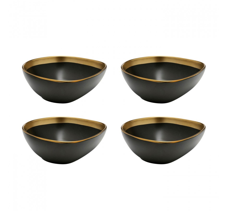 Bowl Vibrations Ø18cm green (4/set) Kare Design