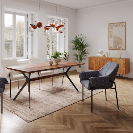 Table Downtown 180x90cm noyer Kare Design