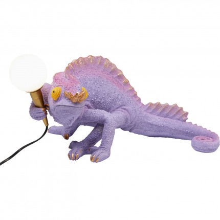 Lampe caméléon violet Kare Design