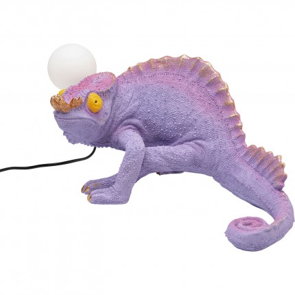 Lampe caméléon violet Kare Design