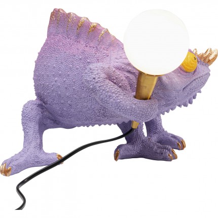 Lampe caméléon violet Kare Design