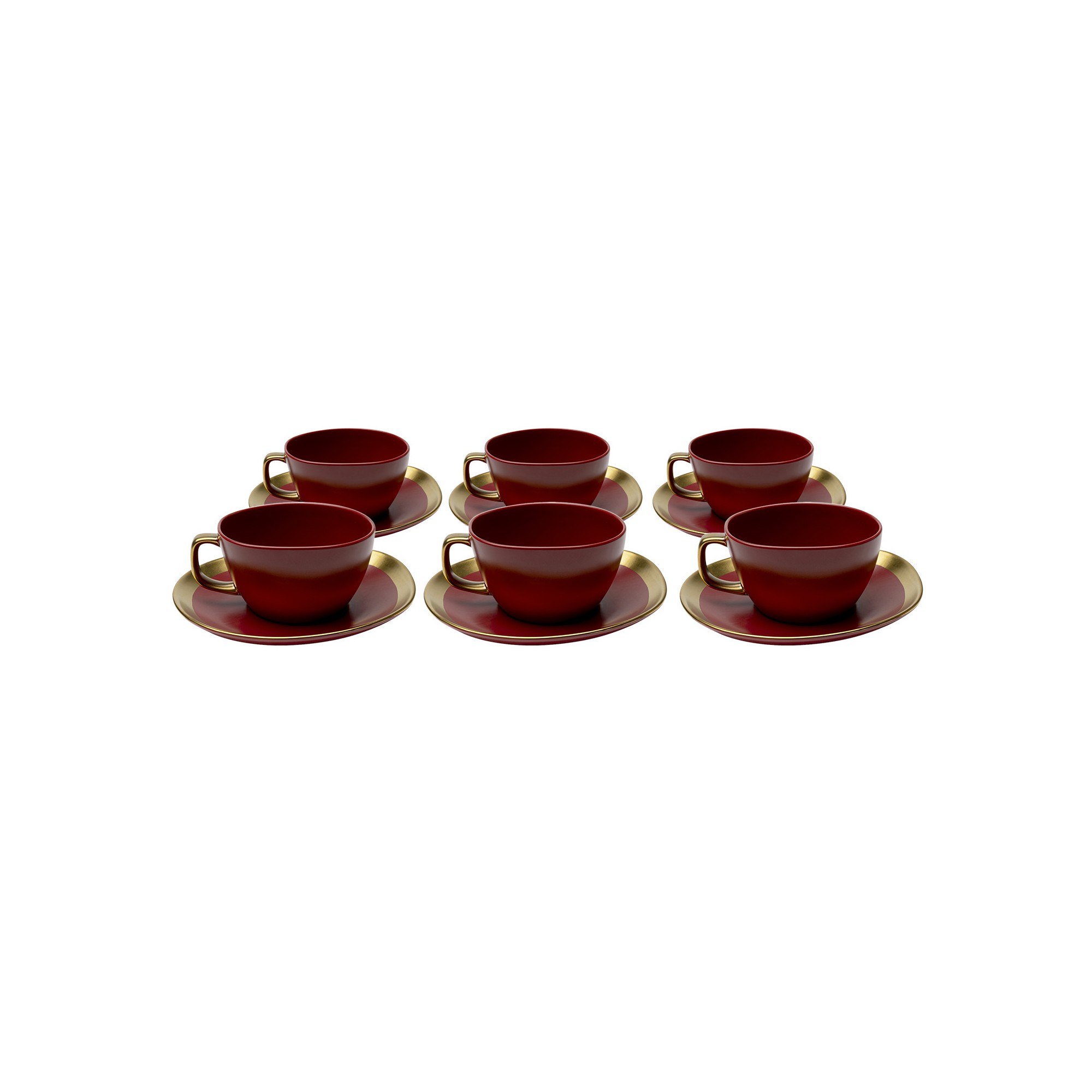 Coffee Cup Vibrations red (6/set) Kare Design