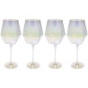 White Wine Glass Diamond (4/set) Kare Design