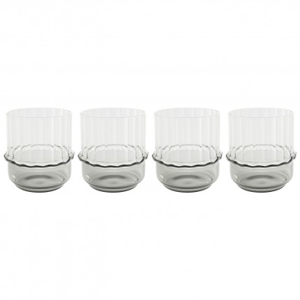 Verres à eau Noelle set de 4 Kare Design