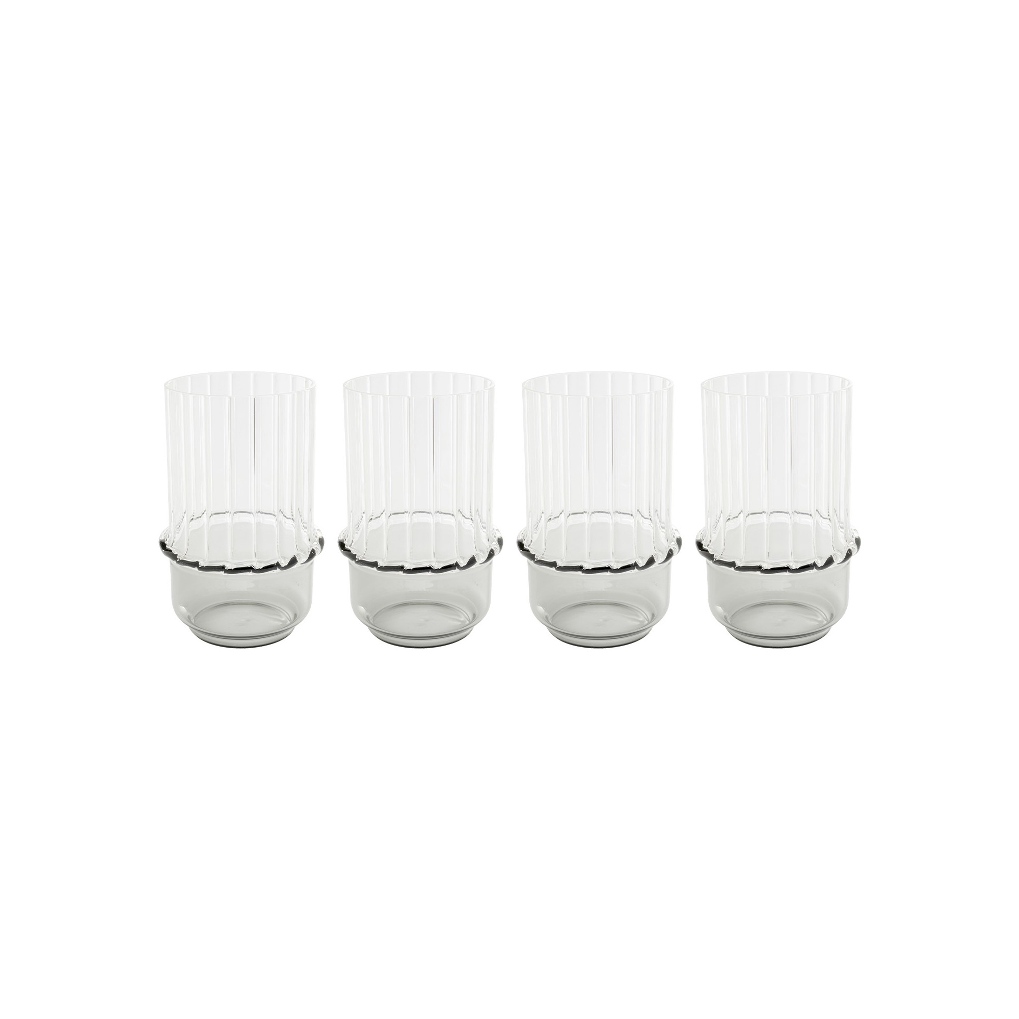 Verres hauts Noelle set de 4 Kare Design