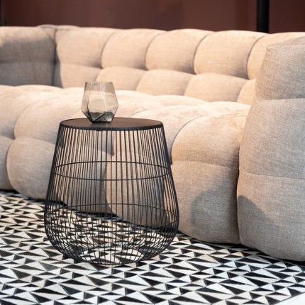 Table d'appoint Beam noire 40cm Kare Design