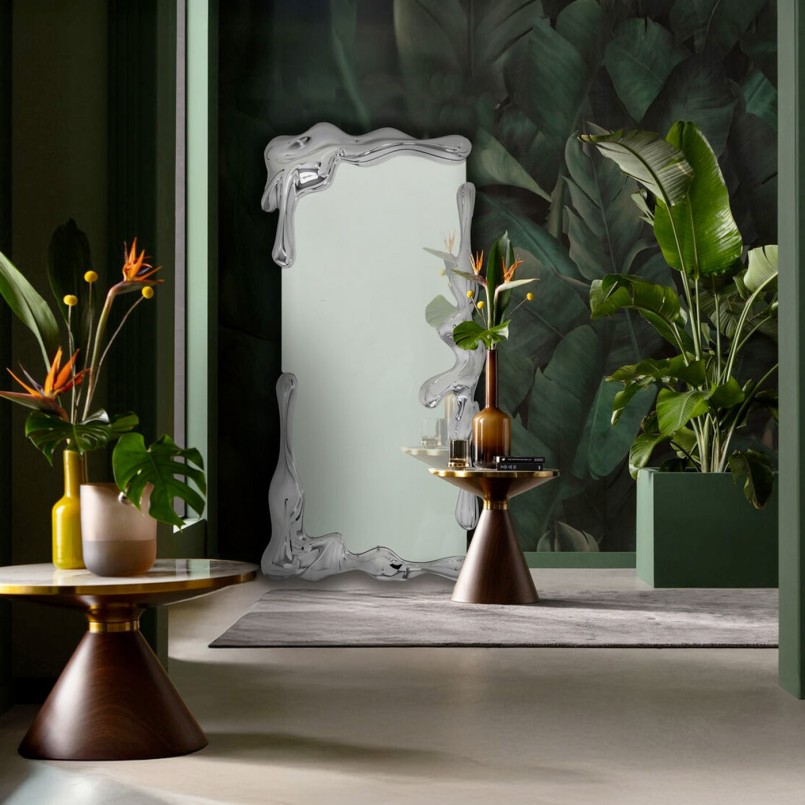 Miroir argenté - Lava - Kare Design