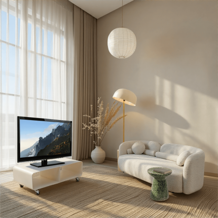 Floor Lamp Loungy 160cm beige Kare Design