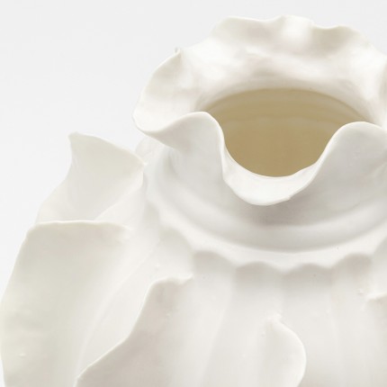 Vase Viento 23cm blanc Kare Design