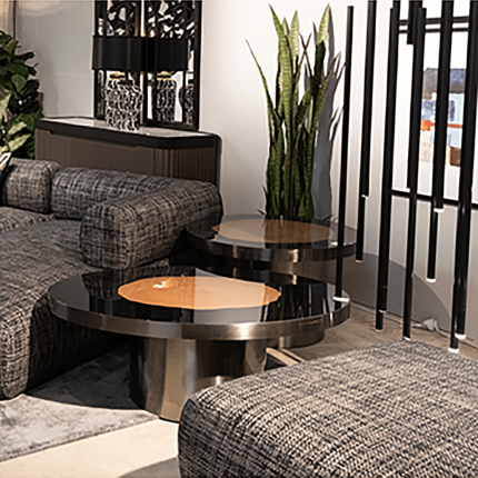 Table d'appoint Medallion 80cm Kare Design