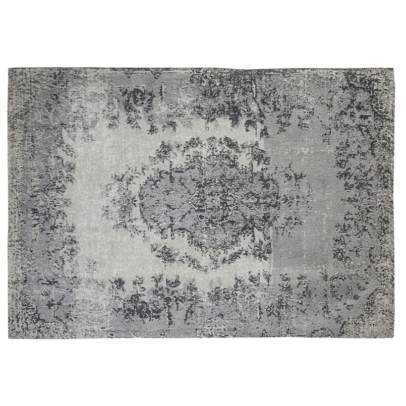 Tapis oriental en coton gris - Kelim - Kare Design