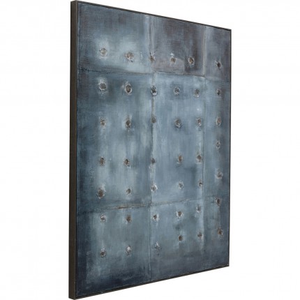 Canvas Picture Moody 120x150cm blue Kare Design