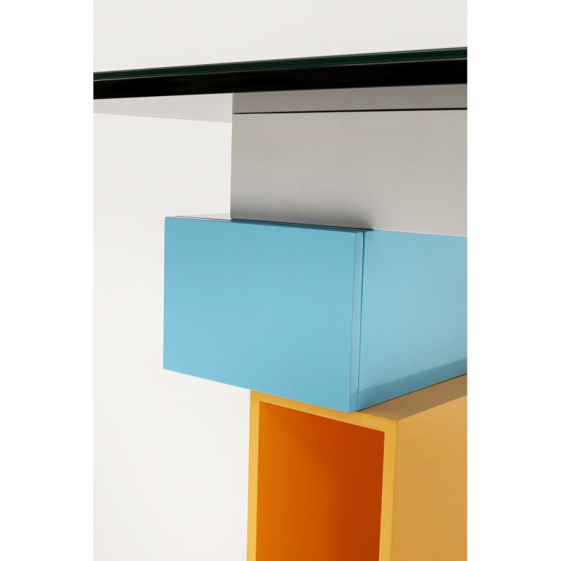 Bureau Pixel avec plateau verre 200x90cm