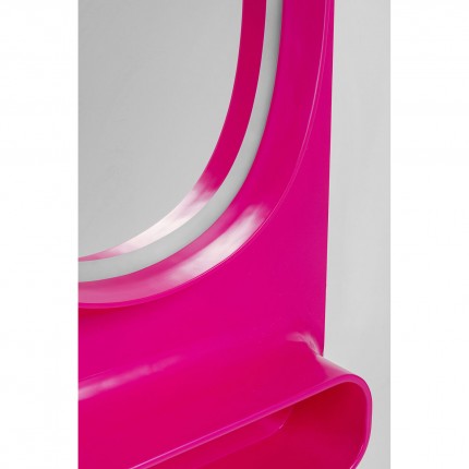 Mirror Aero LED 141x80cm pink Kare Design